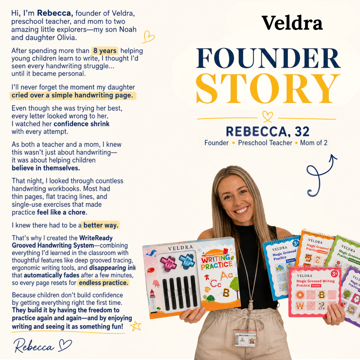 WriteReady Grooved Handwriting System